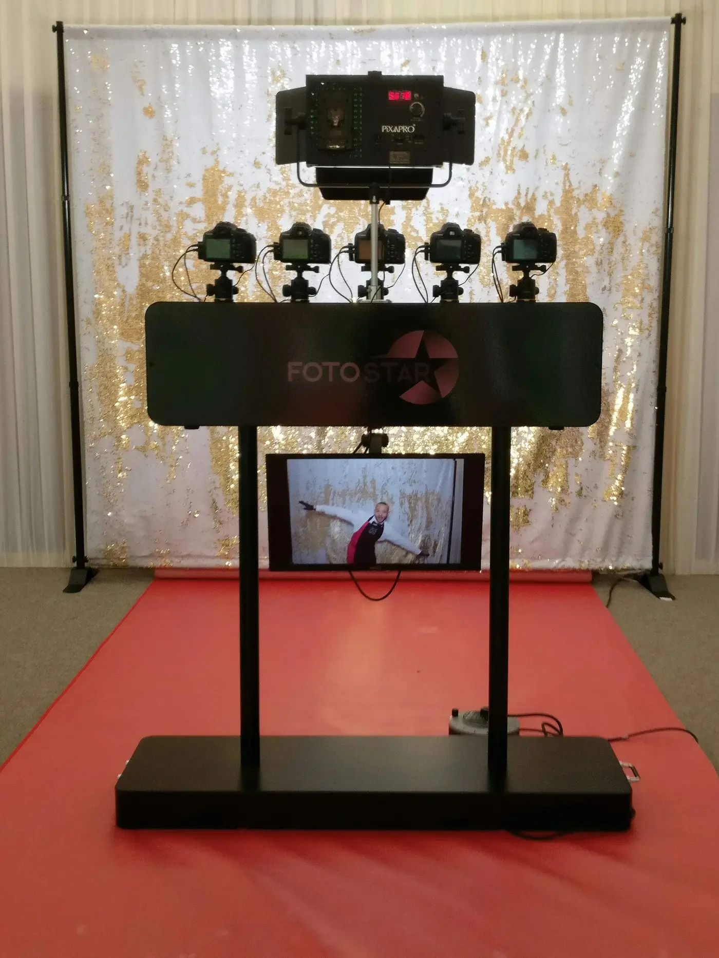 Event Star Photobooth - 180 Bullet Time Array Experience